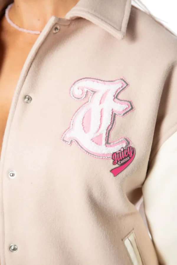 Juicy Couture Varsity-Jakke Med Konvertibel Krage>Kvinner Hettegensere Og Jakker