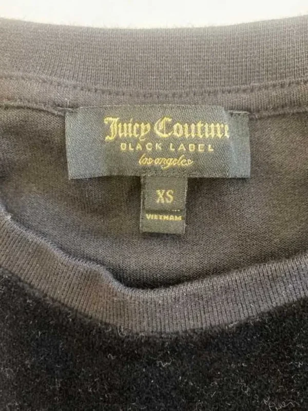 Juicy Couture Velour Juicy Cropped Langermet—Rejuiced>Kvinner T-Skjørter Og Topper