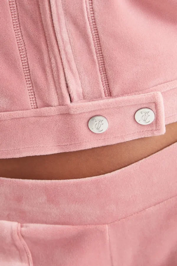 Juicy Couture Velour Moto-Jakke>Kvinner Hettegensere Og Jakker